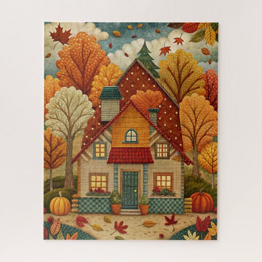 Fall House Puzzle (Vertikal)