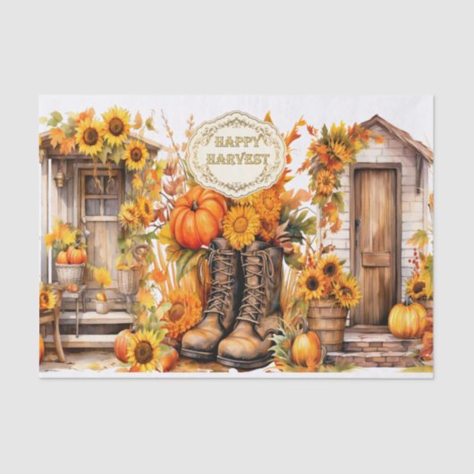 Fall House Seidenpapier (Vorderseite)