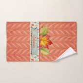 Fall - hübsche Watercolor-Schatten "des Herbstes " Badhandtuch Set (Handtuch)