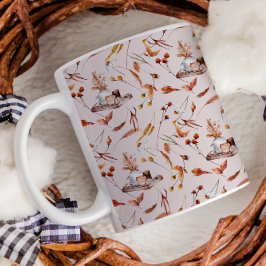 Fall Hütte Bauernhof Erntedank Blumenweize Kaffeetasse