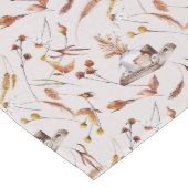 Fall Hütte Bauernhof Erntedank Blumenweize Mittelgroßer Tischläufer (Ecke)