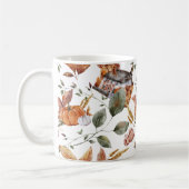 Fall Hütte Erntedank Orange Brown Zuhause Kaffeetasse (Links)