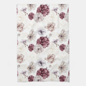 Fall Hütte Gold Burgandale Fall Floral Geschirrtuch (Vertikal)