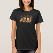 Fall Iced Coffee Bus Driver Pumpkin Spice Thanksgi T-Shirt (Vorderseite)