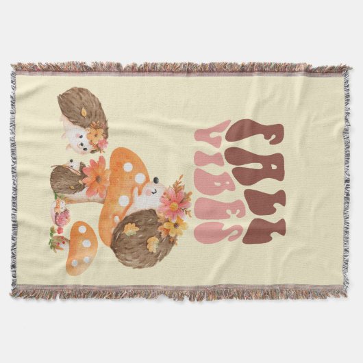 Fall Igel Decke (Vorderseite)