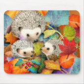 Fall-Igel Mousepad Mäusematte (Vorne)