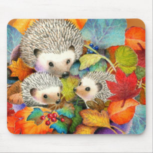 Fall-Igel Mousepad Mäusematte