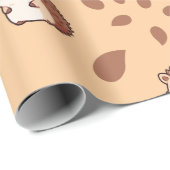 Fall Igel Nahtlose Wrapping Paper Magie Geschenkpapier (Rolleneckpunkt)