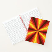 Fall Illusion Spirale Notebook Notizbuch (Innenseite)