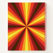 Fall Illusion Spirale Notebook Notizbuch (Rückseite)