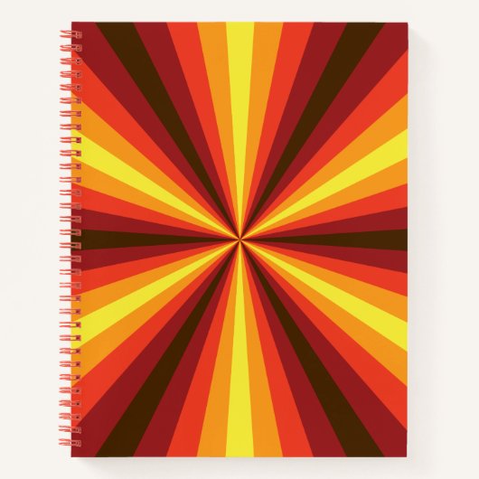 Fall Illusion Spirale Notebook Notizbuch (Vorderseite)