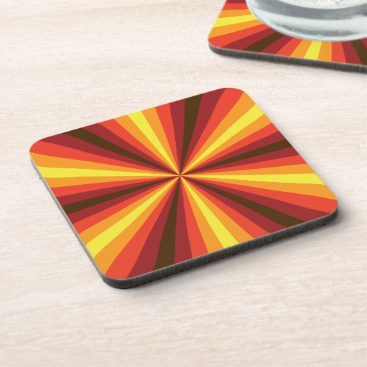 Fall Illusion Square Untersetzer (Linke Seite)