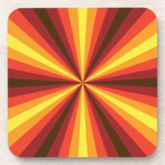 Fall Illusion Square Untersetzer (Vorderseite)