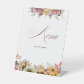 Fall im Brautparty Liebe Sockelschild (Vorderseite)