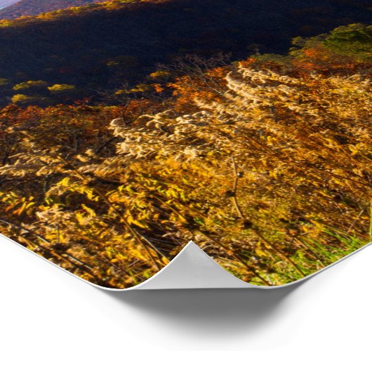 Fall im Shenandoah-Tal, Virginia Poster (Ecke)