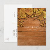 Fall Imitate Golden Leaf Kunst, Dichtung und Musik Ankündigungspostkarte (Vorne/Hinten)