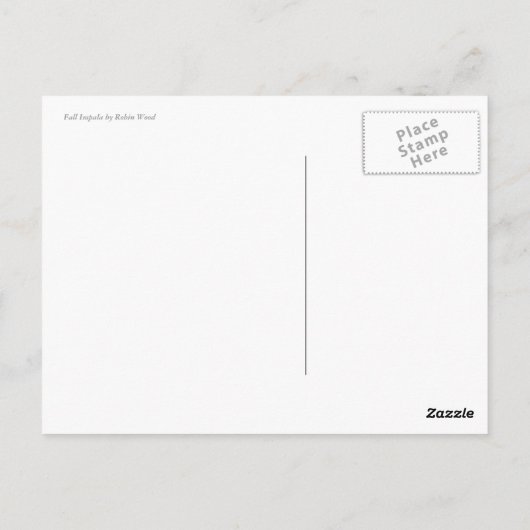 Fall Impala Fantasy Art Postkarte (Rückseite)