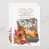 Fall Impression Foto Open House Einladung (Vorne/Hinten)