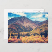 Fall in Alaska Postkarte (Vorne/Hinten)