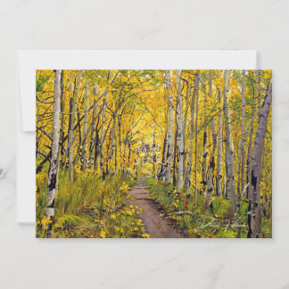 Fall in Aspen Trees
