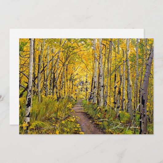 Fall in Aspen Trees (Vorne/Hinten)