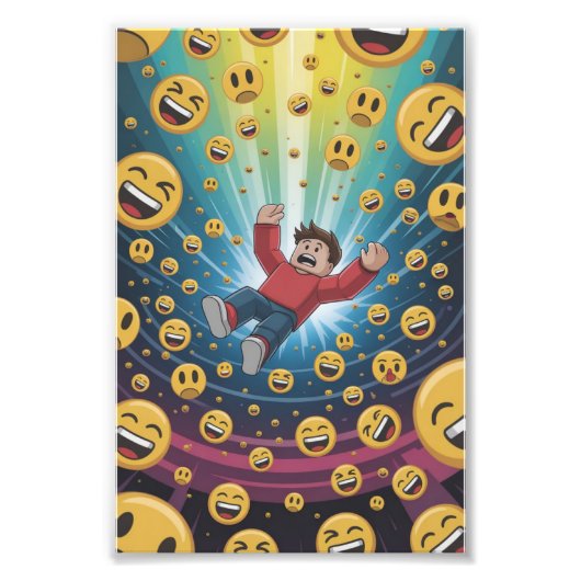 Fall in bubble fotodruck (Vorne)