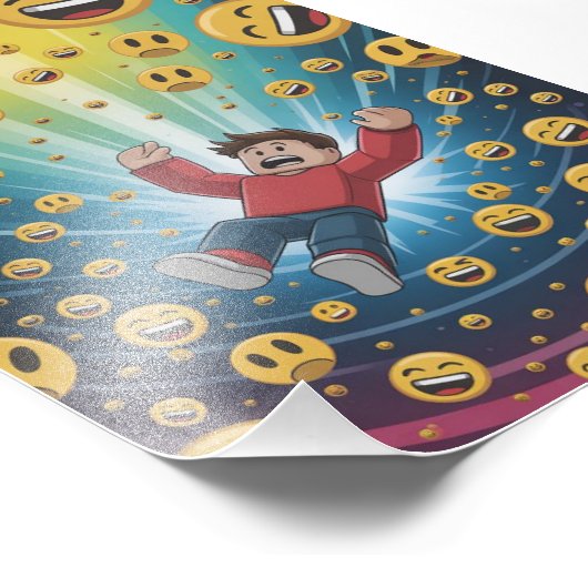 Fall in bubble  fotodruck (Ecke)