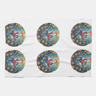 Fall in bubble  geschirrtuch