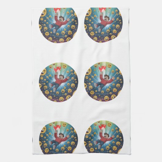 Fall in bubble  geschirrtuch (Vertikal)