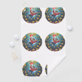 Fall in bubble golfhandtuch (Insitu)