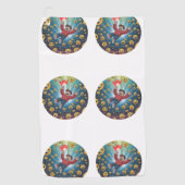 Fall in bubble golfhandtuch (Vorderseite)