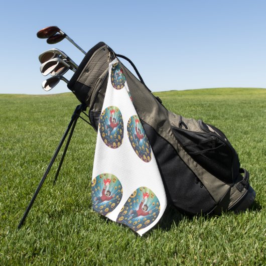 Fall in bubble golfhandtuch (Gras)