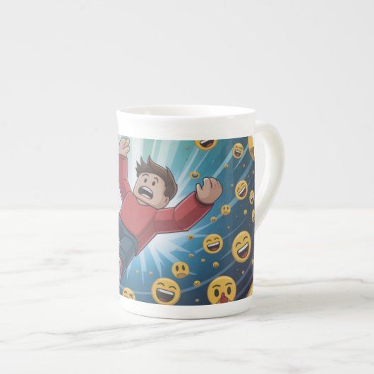 Fall in bubble  porzellantasse (Vorderseite Rechts)