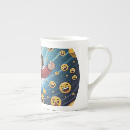 Fall in bubble porzellantasse (Rechts)