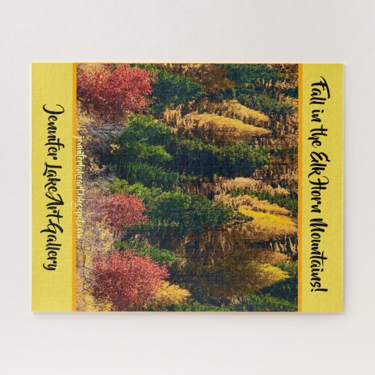 Fall in den Elchhorn-Bergen Puzzle (Horizontal)