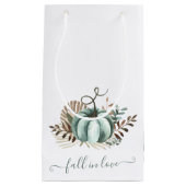 Fall in der Liebe, Blue Pumpkin, Blumenkürbis, Bra Kleine Geschenktüte (Vorderseite)