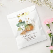 Fall in der Liebe Rustikaler Eleganter Kürbis Geschenktütchen (Versiegelt)