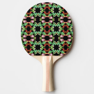 Fall in die Erdbeer-Saison Hinterhof-Garten-Foto Tischtennis Schläger