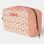 Fall in die Natur Herbst Blätter Erde süße Pastel Waschbeutel (Rechte Ecke)