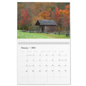 Fall in die rauchigen Berge Kalender (Feb 2026)