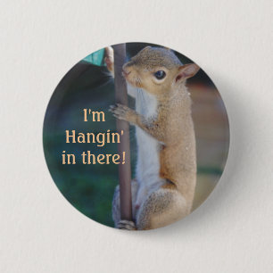 Fall in dort Squirrel Button
