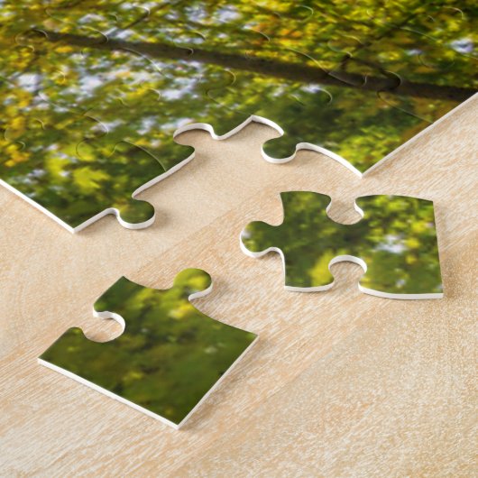 Fall in einem Wald in Amesbury, Massachusetts Puzzle (Seite)