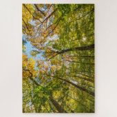 Fall in einem Wald in Amesbury, Massachusetts Puzzle (Vertikal)