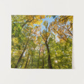Fall in einem Wald in Amesbury, Massachusetts Wandteppich (Vorderseite (Horizontal))
