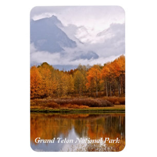 FALL IN GROSSARTIGEN TETON NATIONALPARK MAGNET