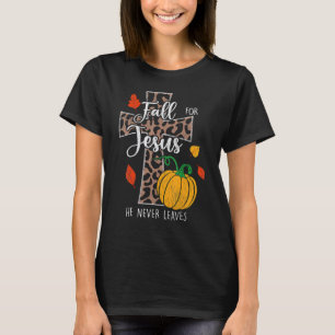 Fall in Jesus' Liebe, Er verlässt dich nie Kürbis  T-Shirt