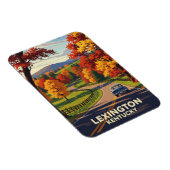 Fall in Lexington Kentucky Postcard Magnet (Rechte Seite)