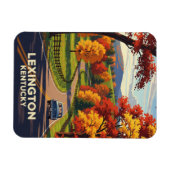 Fall in Lexington Kentucky Postcard Magnet (Horizontal)