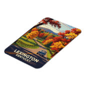 Fall in Lexington Kentucky Postcard Magnet (Linke Seite)