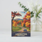Fall in Lexington Kentucky Postcard Postkarte (Stehend Vorderseite)